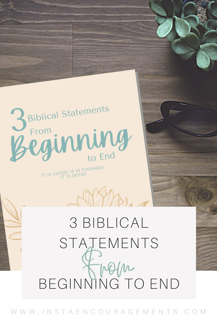 3 Biblical Statements