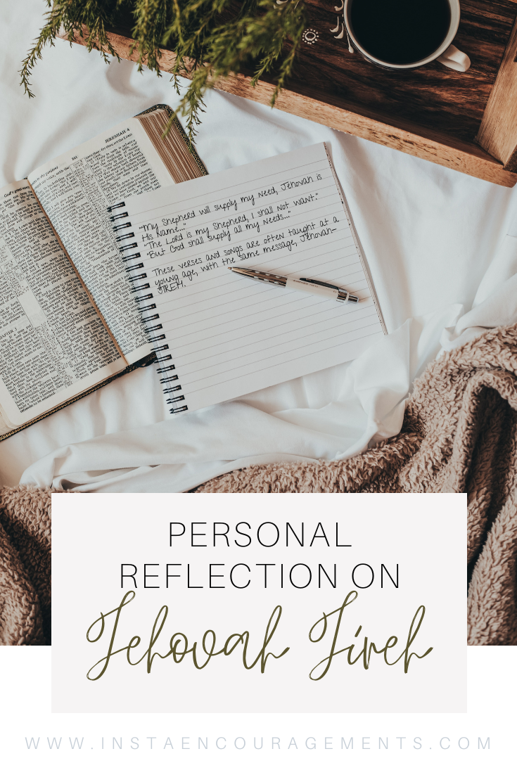 Explore a personal journey with Jehovah Jireh in this latest blog post! Reflect on the profound truth that God's provision goes beyond our needs, even in seasons of waiting. Discover the faith lessons from Abraham's story in Genesis 22. Let's cultivate a faith that knows Jehovah-JIREH always provides. #JehovahJireh #GodsProvision #FaithJourney #InstaEncouragement #Elohim #Yahweh #ElElyon #Adonai #ElShaddai #ElOlam #JehovahJireh #JehovahRapha #JehovahNissi #NamesofGod  #16NamesofGod #BibleStudy